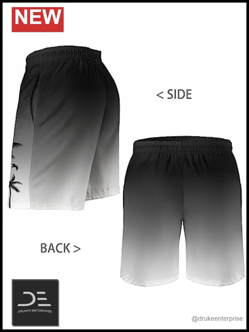 Men's Swim Trunks Board Shorts Hawaiian Mesh Lining Quick Dry
